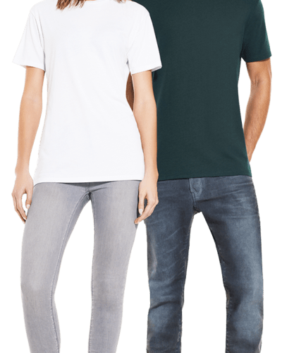 T-shirt unisex en jersey de coton et viscose FairFibers